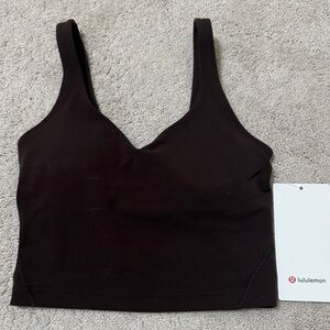 lululemon athletica Dark Brown Tank Top